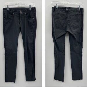 Kuhl black midrise stretch side seam athleisure pant